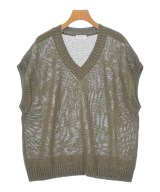 BARNEYS NEWYORK（バーニーズニューヨーク）ベスト カーキ サイズ:F レディース/2200720266054