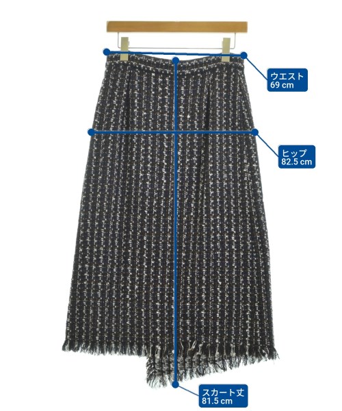 BARNEYS NEWYORK（バーニーズニューヨーク）ロング・マキシ丈スカート 紺 サイズ:40(M位) レディース/2200679190219