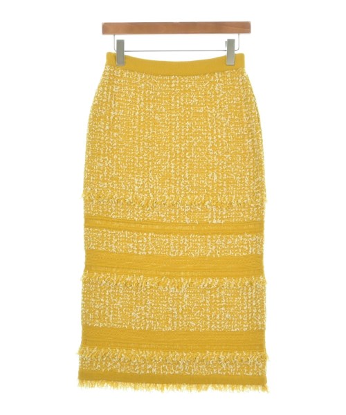 BARNEYS NEWYORK(バーニーズニューヨーク)ロング・マキシ丈スカート 黄 サイズ:38(M位)/2200682936101