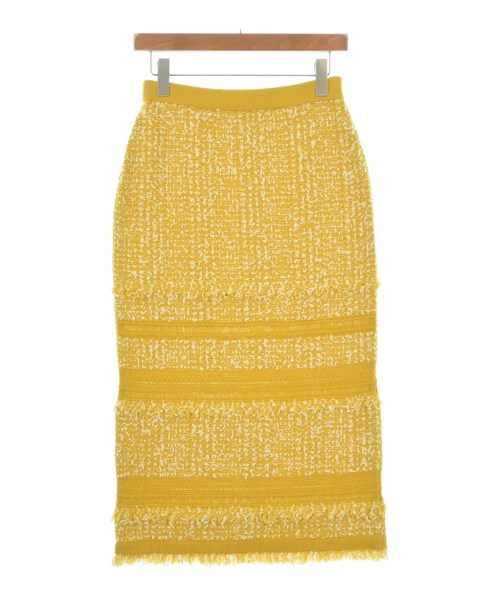 BARNEYS NEWYORK（バーニーズニューヨーク）ロング・マキシ丈スカート 黄 サイズ:38(M位) レディース/2200682936101