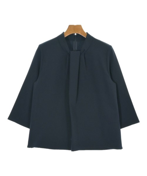 BARNEYS NEWYORK(バーニーズニューヨーク)ブラウス 紺 サイズ:36(S位)/2200691956015