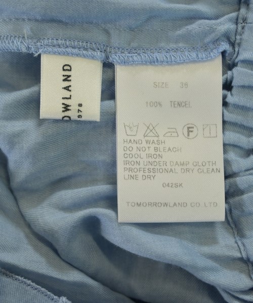 TOMORROWLAND（トゥモローランド）カジュアルシャツ 青 サイズ:36(S位) レディース/2200632820085