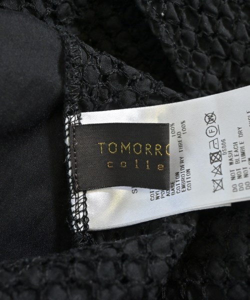 TOMORROWLAND（トゥモローランド）ブラウス 黒 サイズ:36(S位) レディース/2200636019096