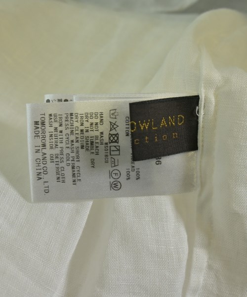 TOMORROWLAND（トゥモローランド）ブラウス 白 サイズ:36(S位) レディース/2200636235045
