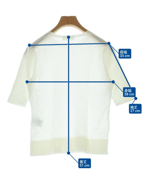 TOMORROWLAND（トゥモローランド）ニット・セーター 白 サイズ:S レディース/2200640681029