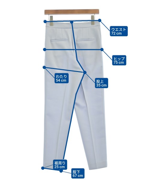 TOMORROWLAND（トゥモローランド）スラックス 青 サイズ:34(XS位) レディース/2200628019035