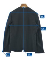 TOMORROWLAND（トゥモローランド）ノーカラージャケット 紺 サイズ:36(S位) レディース/2200631667117