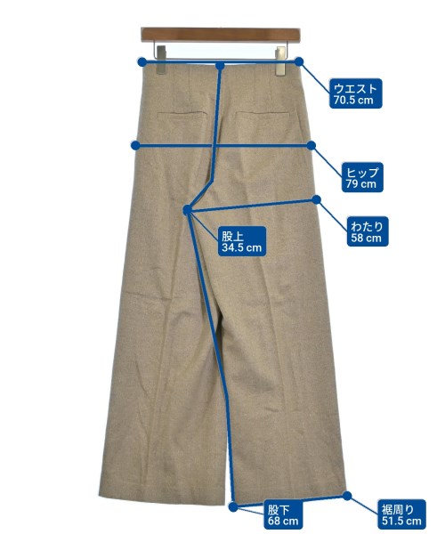 TOMORROWLAND（トゥモローランド）スラックス ベージュ サイズ:36(S位) レディース/2200639495064