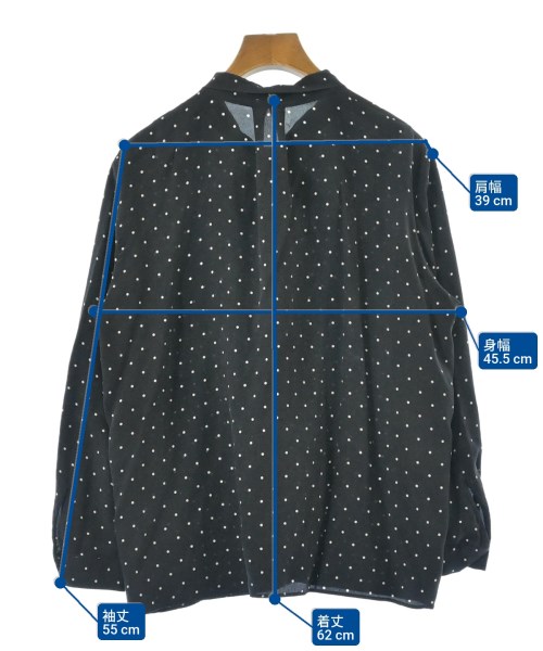 TOMORROWLAND（トゥモローランド）ブラウス 黒 サイズ:36(S位) レディース/2200622081069