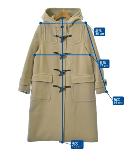 TOMORROWLAND（トゥモローランド）ダッフルコート ベージュ サイズ:34(XS位) レディース/2200617261018