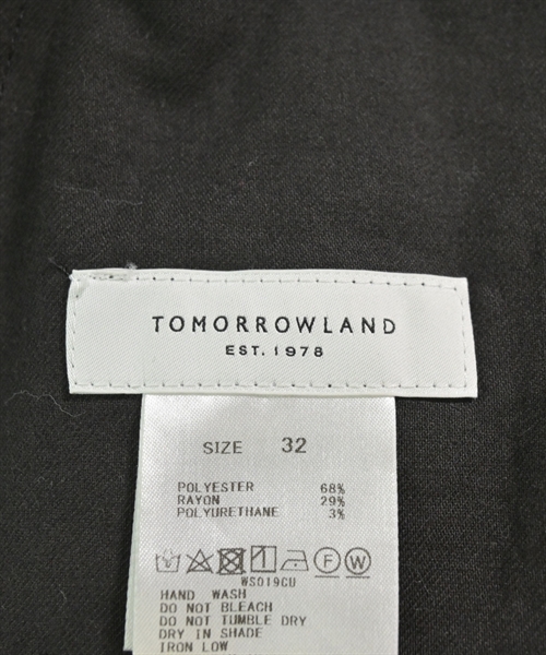 TOMORROWLAND（トゥモローランド）スラックス グレー サイズ:32(XXS位) レディース/2200626211011