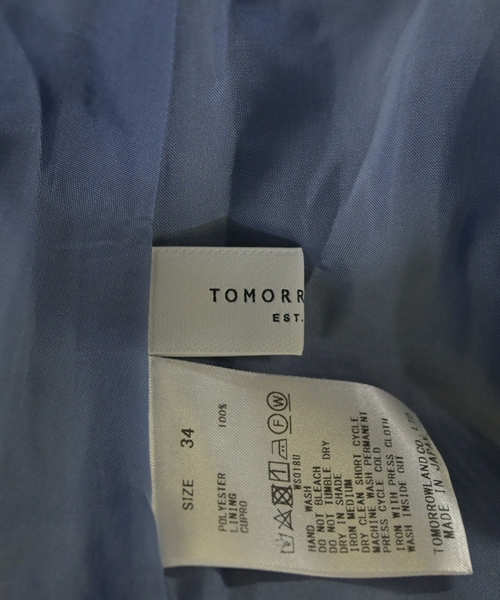 TOMORROWLAND（トゥモローランド）ロング・マキシ丈スカート 青 サイズ:34(XS位) レディース/2200628683526