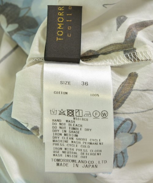 TOMORROWLAND（トゥモローランド）ブラウス 白 サイズ:36(S位) レディース/2200614909081