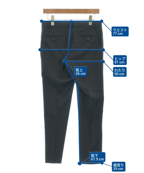 TOMORROWLAND（トゥモローランド）スラックス 黒 サイズ:36(S位) レディース/2200630439036