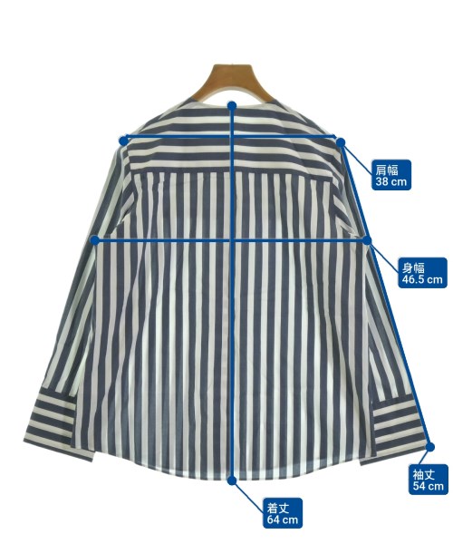 TOMORROWLAND collection（トゥモローランドコレクション）カジュアルシャツ 紺 サイズ:36(S位) レディース/2200617678021