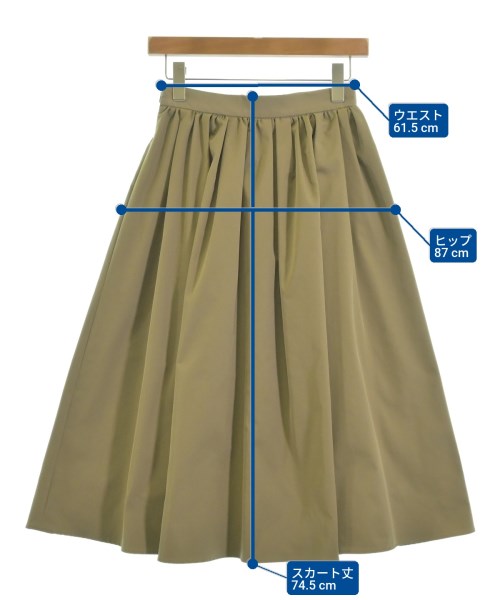 TOMORROWLAND（トゥモローランド）ロング・マキシ丈スカート ベージュ サイズ:32(XXS位) レディース/2200631936121