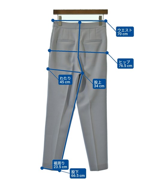 TOMORROWLAND（トゥモローランド）スラックス 青 サイズ:34(XS位) レディース/2200616027158