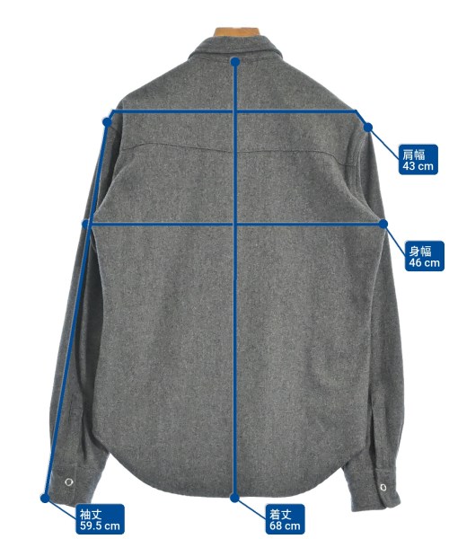 TOMORROWLAND（トゥモローランド）カジュアルシャツ グレー サイズ:XS レディース/2200618758128