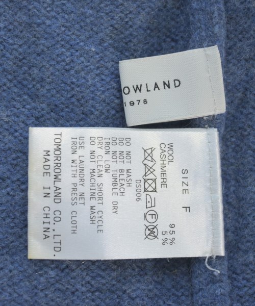 TOMORROWLAND（トゥモローランド）ワンピース 青 サイズ:F レディース/2200610725067