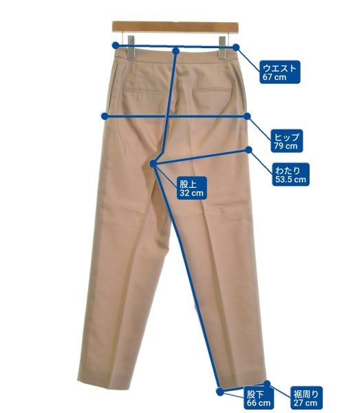 TOMORROWLAND（トゥモローランド）スラックス ピンク サイズ:36(S位) レディース/2200610962035