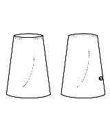 TOMORROWLAND（トゥモローランド）ひざ丈スカート 茶 サイズ:36(S位) レディース/2200670283156