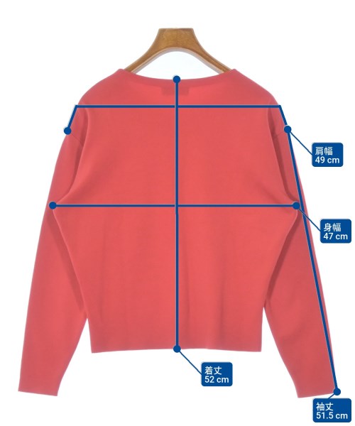 TOMORROWLAND（トゥモローランド）カーディガン 赤 サイズ:S レディース/2200671788063