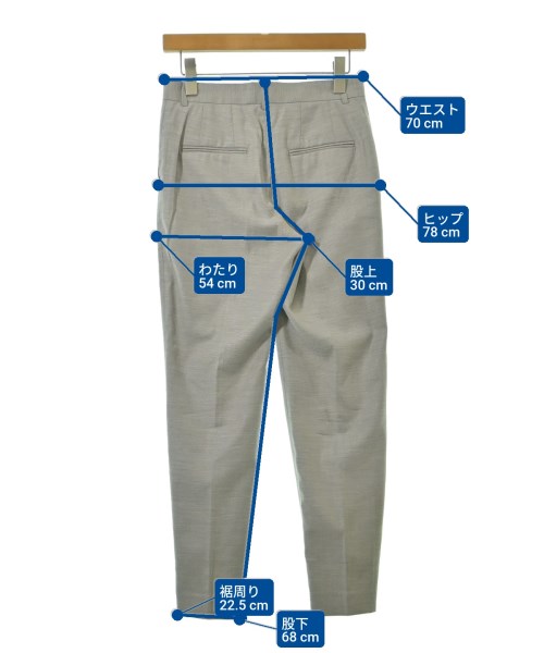 TOMORROWLAND collection（トゥモローランドコレクション）スラックス グレー サイズ:34(XS位) レディース/2200671827038