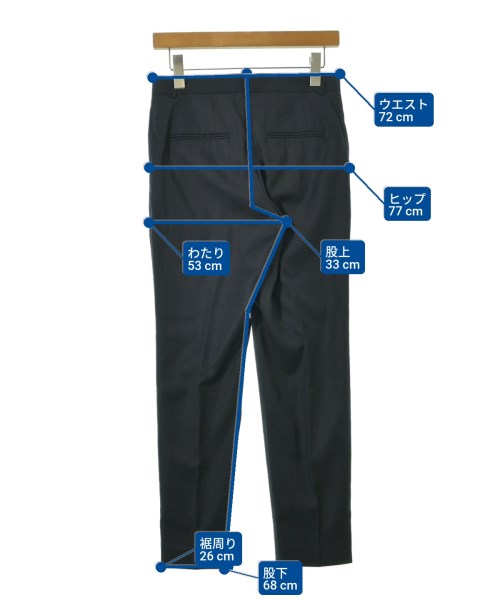 TOMORROWLAND collection（トゥモローランドコレクション）スラックス 紺 サイズ:34(XS位) レディース/2200671827052