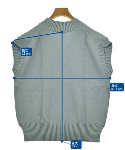 TOMORROWLAND（トゥモローランド）ベスト 青 サイズ:S レディース/2200676049091