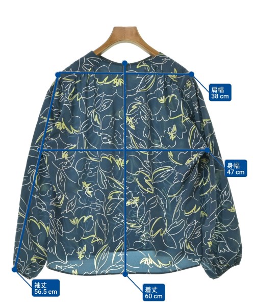 TOMORROWLAND（トゥモローランド）ブラウス 青 サイズ:36(S位) レディース/2200670956012