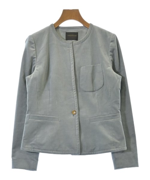 TOMORROWLAND(トゥモローランド)ノーカラージャケット グレー サイズ:36(S位)/2200675428040