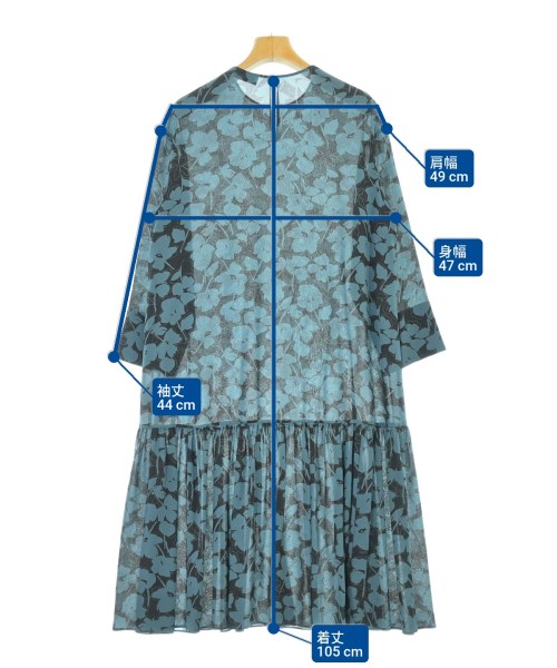 TOMORROWLAND（トゥモローランド）ワンピース 青 サイズ:36(S位) レディース/2200680764010