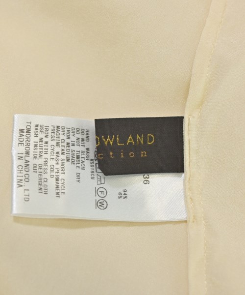 TOMORROWLAND（トゥモローランド）ブラウス 白 サイズ:36(S位) レディース/2200681121096