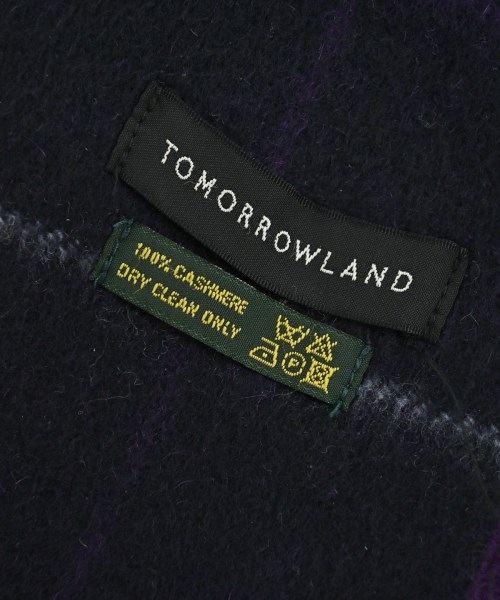 TOMORROWLAND（トゥモローランド）マフラー 紺 サイズ:- レディース/2200697874016