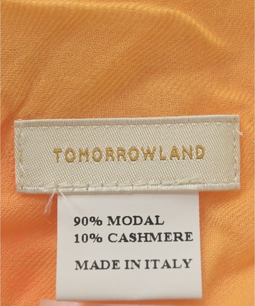 TOMORROWLAND（トゥモローランド）ストール オレンジ サイズ:- レディース/2200651606035