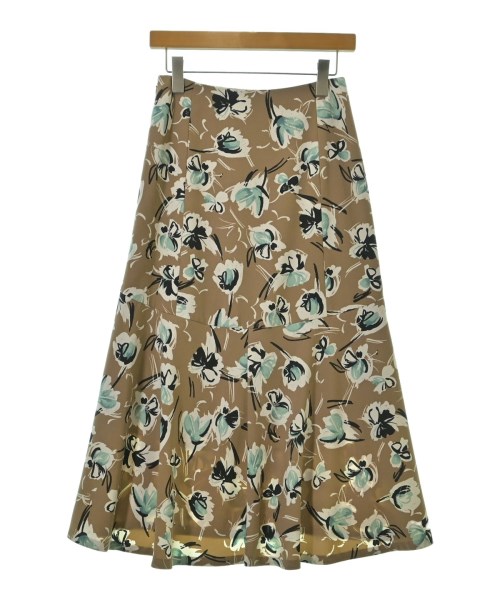 TOMORROWLAND（トゥモローランド）ロング・マキシ丈スカート 茶 サイズ:34(XS位) レディース/2200659435033