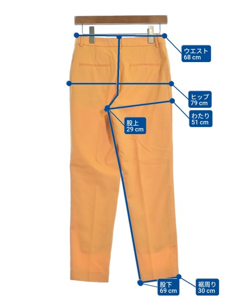 TOMORROWLAND（トゥモローランド）スラックス オレンジ サイズ:34(XS位) レディース/2200628806055