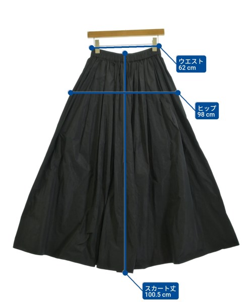 TOMORROWLAND（トゥモローランド）ロング・マキシ丈スカート 黒 サイズ:36(S位) レディース/2200643545168