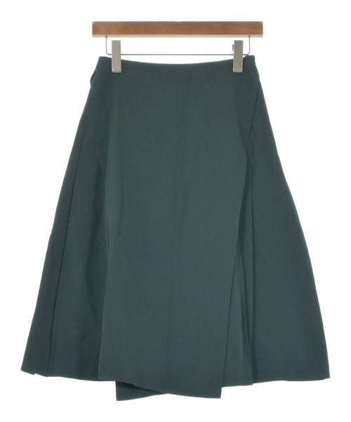 TOMORROWLAND(トゥモローランド)ひざ丈スカート 緑 サイズ:34(XS位)/2200638316155