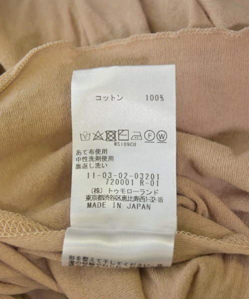 TOMORROWLAND（トゥモローランド）Tシャツ・カットソー ベージュ サイズ:S レディース/2200703555779