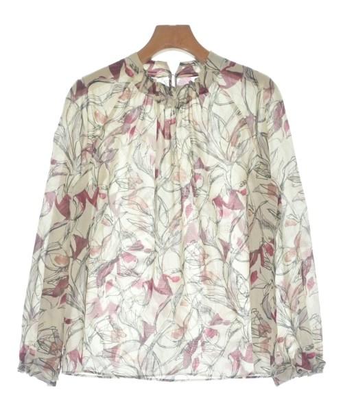 TOMORROWLAND(トゥモローランド)ブラウス ベージュ サイズ:36(S位)/2200662166030