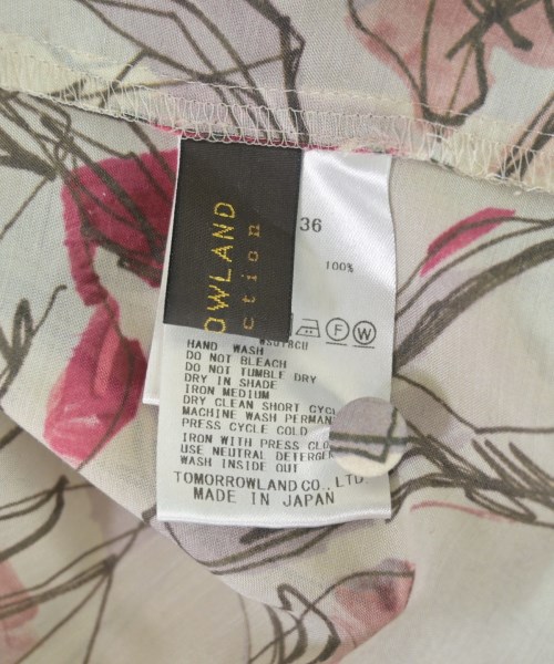 TOMORROWLAND（トゥモローランド）ブラウス ベージュ サイズ:36(S位) レディース/2200662166030