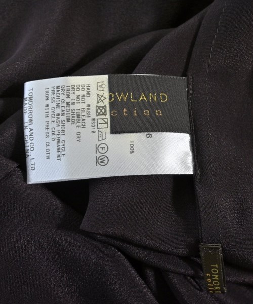 TOMORROWLAND（トゥモローランド）ブラウス 茶 サイズ:36(S位) レディース/2200668812061