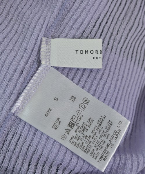 TOMORROWLAND（トゥモローランド）Tシャツ・カットソー 紫 サイズ:S レディース/2200721306100