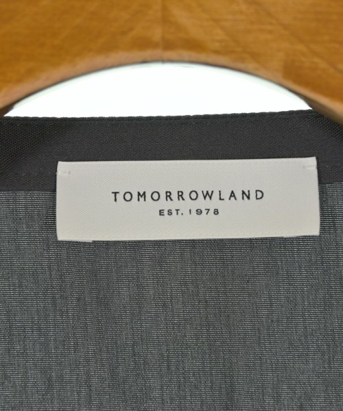 TOMORROWLAND（トゥモローランド）ノーカラージャケット 茶 サイズ:XS レディース/2200723629078