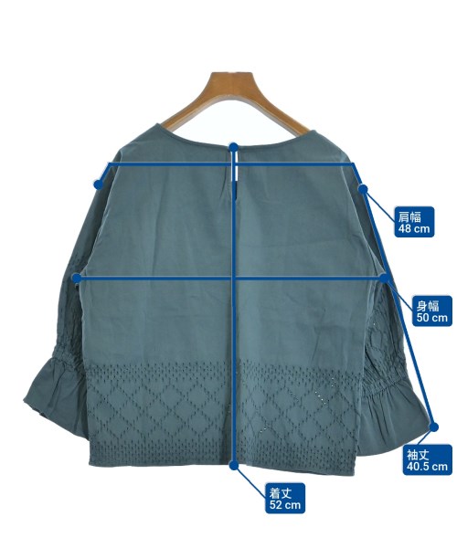 SHIPS（シップス）ブラウス 緑 サイズ:-(M位) レディース/2200618763054