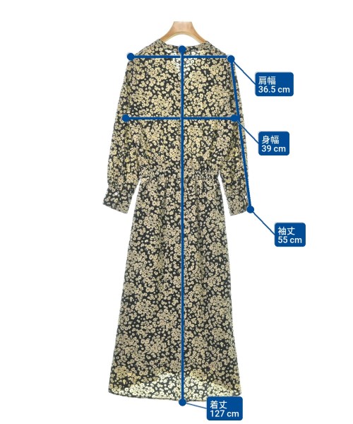 SHIPS（シップス）ワンピース 黒 サイズ:F レディース/2200619589011