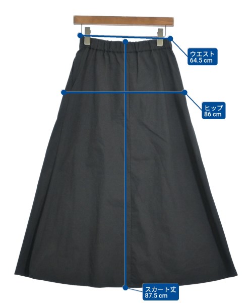 SHIPS（シップス）ロング・マキシ丈スカート 黒 サイズ:-(M位) レディース/2200631842064