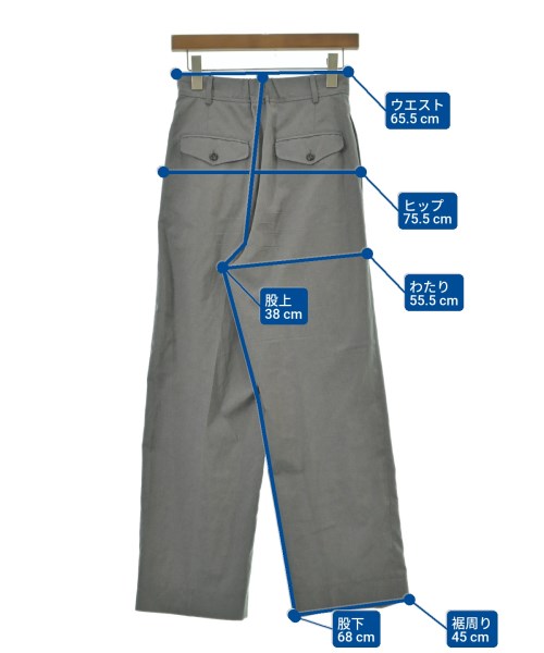 SHIPS（シップス）スラックス グレー サイズ:38(M位) レディース/2200620253024