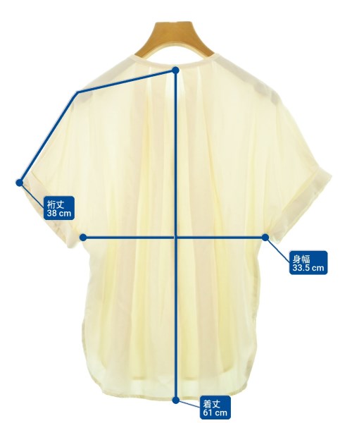 SHIPS（シップス）ブラウス 黄 サイズ:S レディース/2200632983070